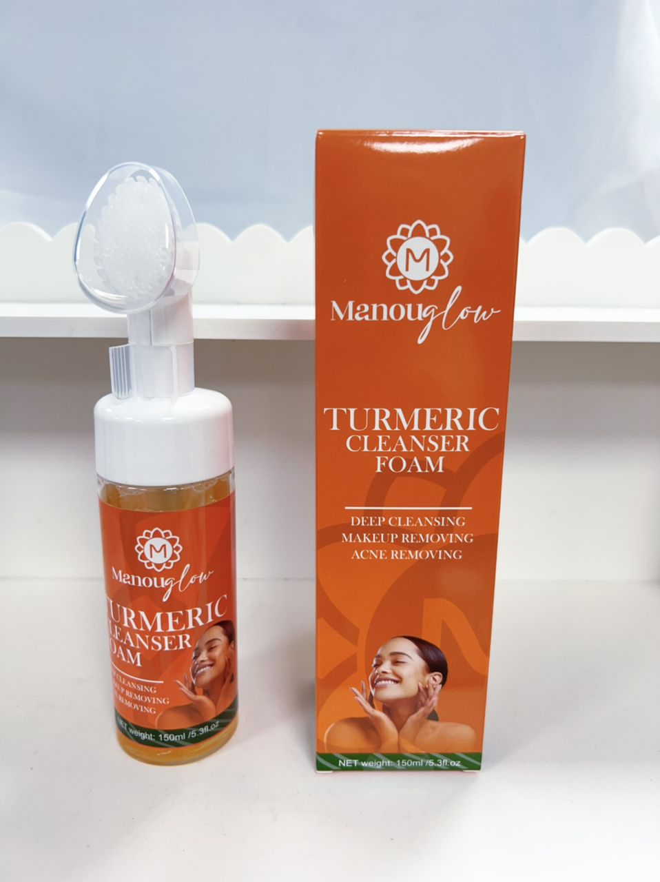 TURMERIC CLEANSER FOAM - MANOUGLOW